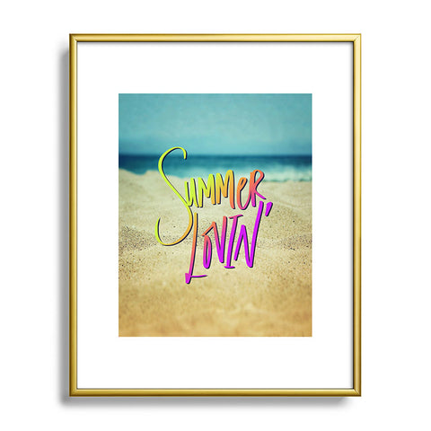 Leah Flores Summer Lovin Beach Metal Framed Art Print