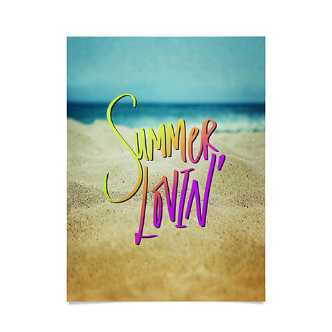 Leah Flores Summer Lovin Beach Poster