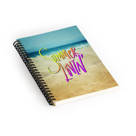 Leah Flores Summer Lovin Beach Spiral Notebook