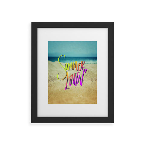Leah Flores Summer Lovin Beach Framed Art Print