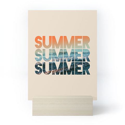 Leah Flores Summer Summer Summer Mini Art Print