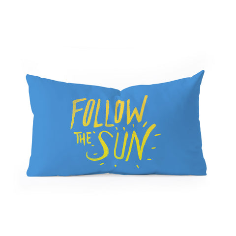 Leah Flores Sun Follower Oblong Throw Pillow
