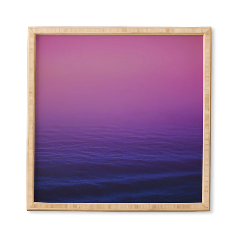 Leah Flores Sunset Waves Framed Wall Art