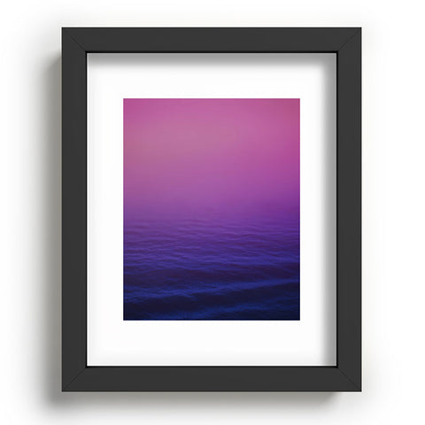 Leah Flores Sunset Waves Recessed Framing Rectangle