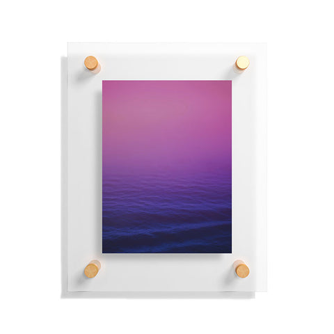 Leah Flores Sunset Waves Floating Acrylic Print