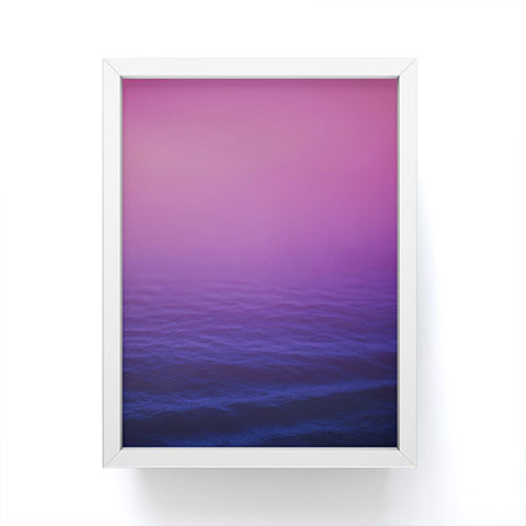 Leah Flores Sunset Waves Framed Mini Art Print