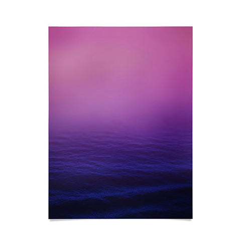 Leah Flores Sunset Waves Poster