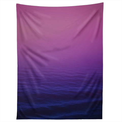 Leah Flores Sunset Waves Tapestry