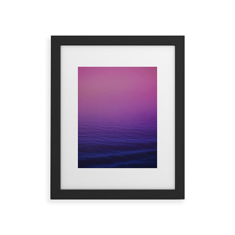 Leah Flores Sunset Waves Framed Art Print