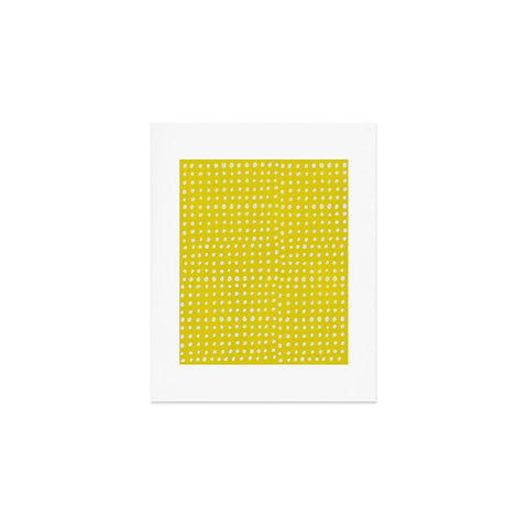 Leah Flores Sunshine Scribble Dots Art Print