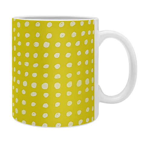 Leah Flores Sunshine Scribble Dots Coffee Mug