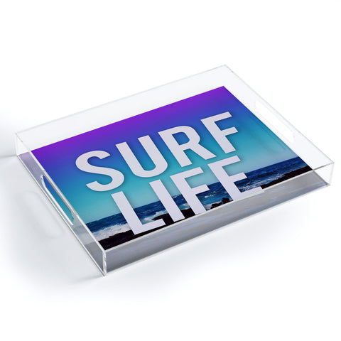 Leah Flores Surf Life Acrylic Tray