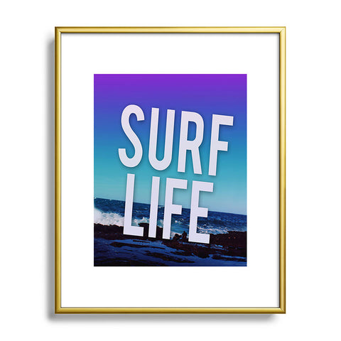Leah Flores Surf Life Metal Framed Art Print