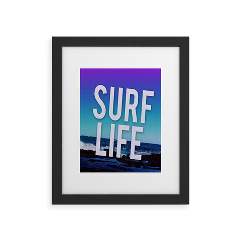 Leah Flores Surf Life Framed Art Print