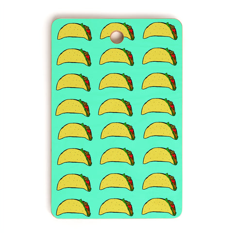 Leah Flores Taco Party Cutting Board Rectangle