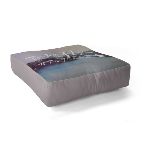 Leah Flores The Aim Of Life Floor Pillow Square