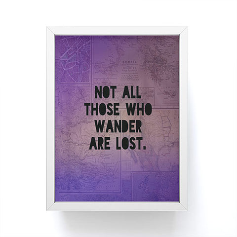 Leah Flores Those Who Wander Framed Mini Art Print