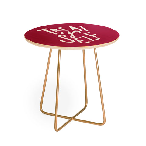 Leah Flores Treat Yo Self Round Side Table