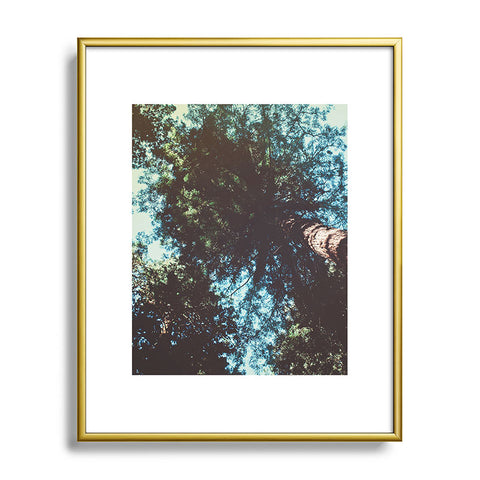 Leah Flores Treetops Metal Framed Art Print