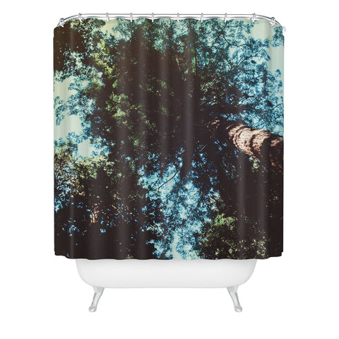 Leah Flores Treetops Shower Curtain