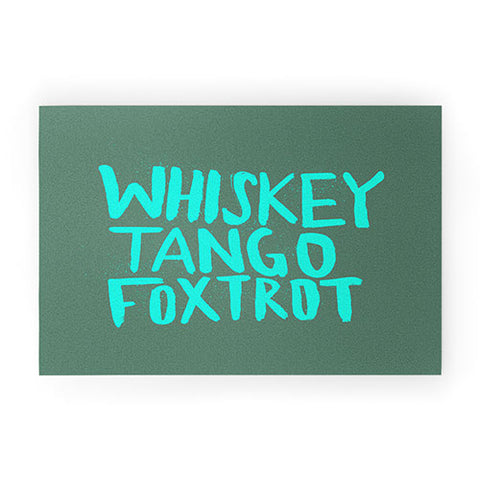 Leah Flores Whiskey Tango Foxtrot Welcome Mat