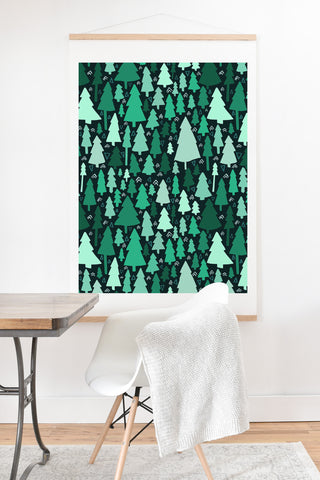 Leah Flores Wild and Woodsy Art Print And Hanger
