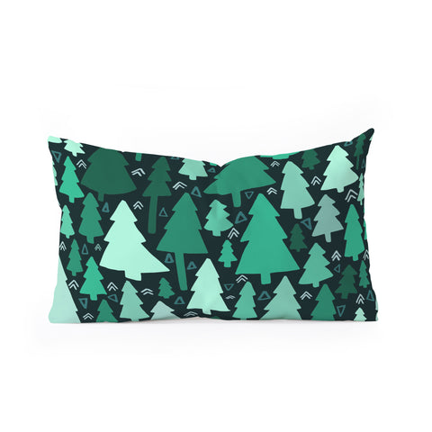 Leah Flores Wild and Woodsy Oblong Throw Pillow