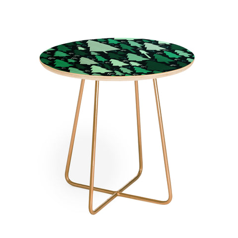 Leah Flores Wild and Woodsy Round Side Table