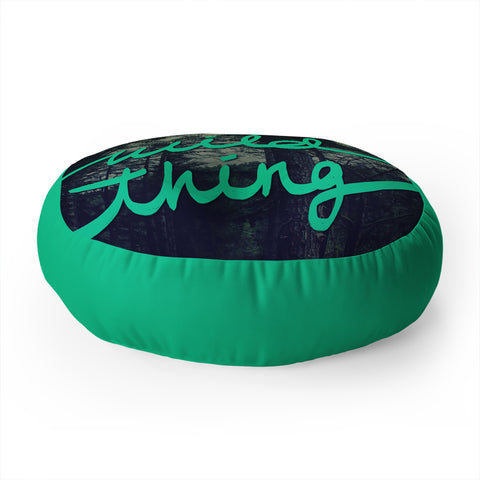 Leah Flores Wild Thing 1 Floor Pillow Round