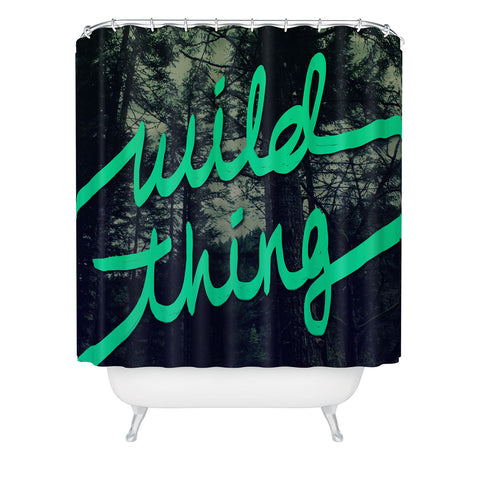 Leah Flores Wild Thing 1 Shower Curtain