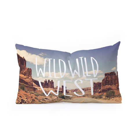 Leah Flores Wild Wild West Oblong Throw Pillow