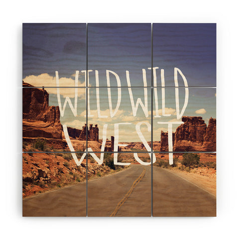 Leah Flores Wild Wild West Wood Wall Mural