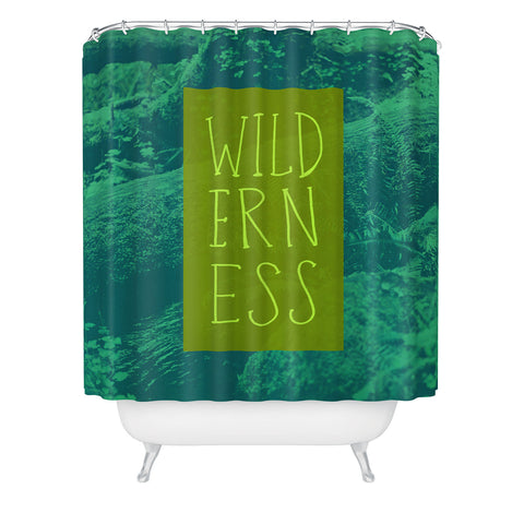 Leah Flores Wilderness Shower Curtain