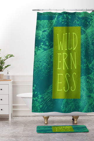 Leah Flores Wilderness Shower Curtain And Mat