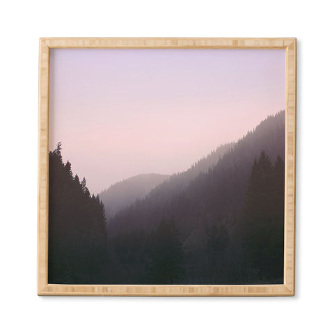 Leah Flores Wilderness x Pink Framed Wall Art