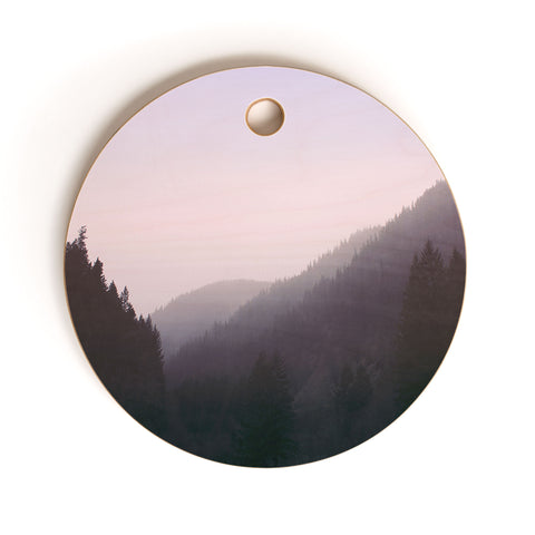 Leah Flores Wilderness x Pink Cutting Board Round