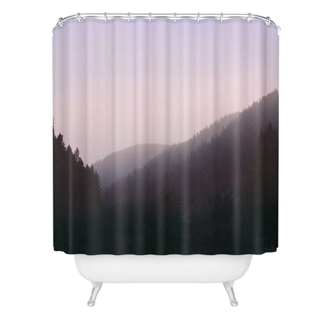 Leah Flores Wilderness x Pink Shower Curtain