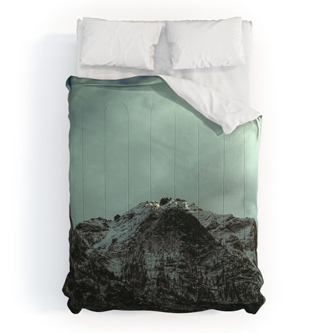 Leah Flores Winter in the Cascades Comforter