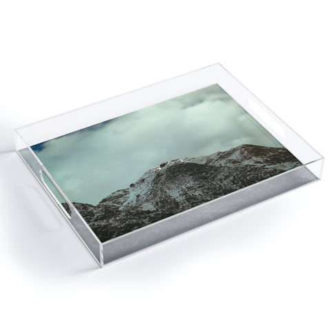 Leah Flores Winter in the Cascades Acrylic Tray