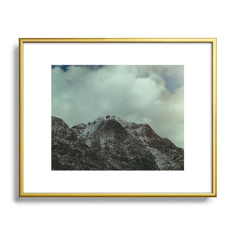 Leah Flores Winter in the Cascades Metal Framed Art Print