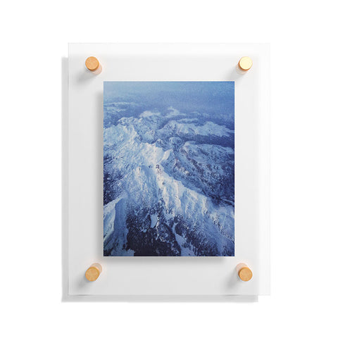 Leah Flores Winter Mountain Range Floating Acrylic Print