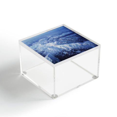 Leah Flores Winter Mountain Range Acrylic Box