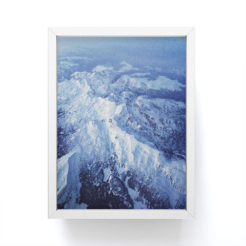 Leah Flores Winter Mountain Range Framed Mini Art Print