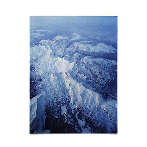 Leah Flores Winter Mountain Range Poster