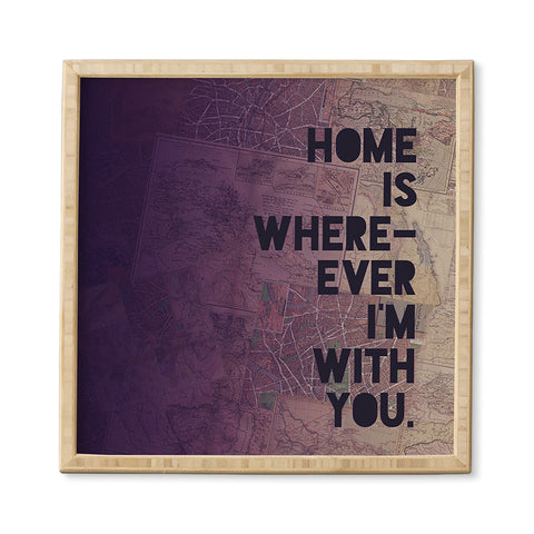Leah Flores With You Framed Wall Art