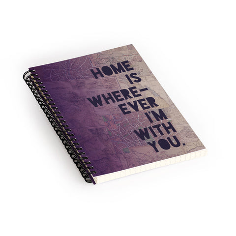 Leah Flores With You Spiral Notebook
