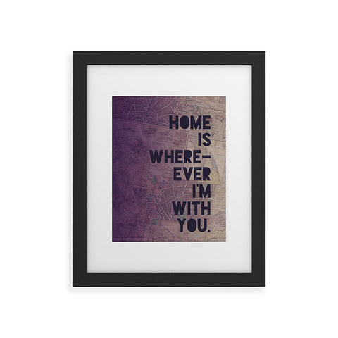 Leah Flores With You Framed Art Print