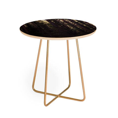 Leah Flores Woods Round Side Table