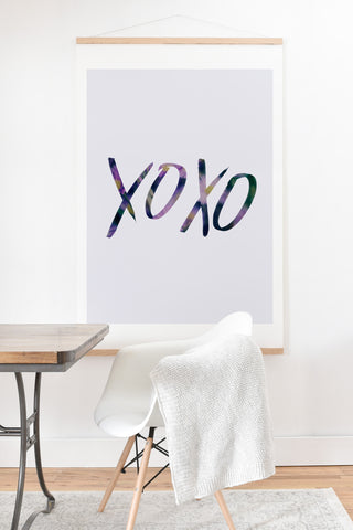 Leah Flores XOXO Art Print And Hanger
