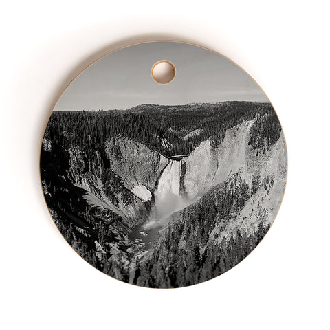Leah Flores Yellowstone Cutting Board Round